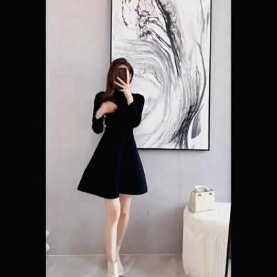 Office Work Dresses for Women XS Small Medium Size 2-8 Long Sleeve A-Line  Knit | eBay