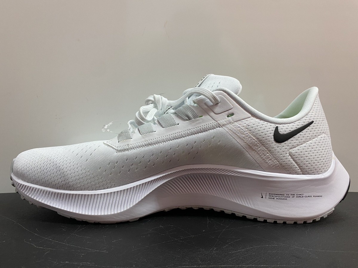 NIKE AIR ZOOM PEGASUS 38 WHITE BLACK CW7356 100 SIZE 15 NEW