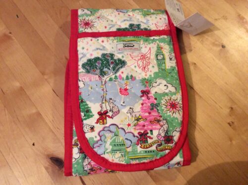 Guanto da forno doppio Cath Kidston nuovo con etichette - 100% cotone biologico - Natale - Foto 4 di 5