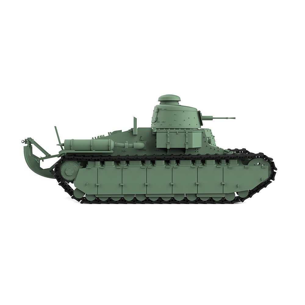 1/72 Hotchkiss H35 Panzer Modellbausatz – 3D-gedruckt Aus Harz