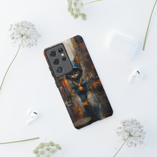 For iPhone | Samsung Galaxy | Pixel Phone Case - Cat Hoodie Big Kitty City - 第 198/246 張圖片