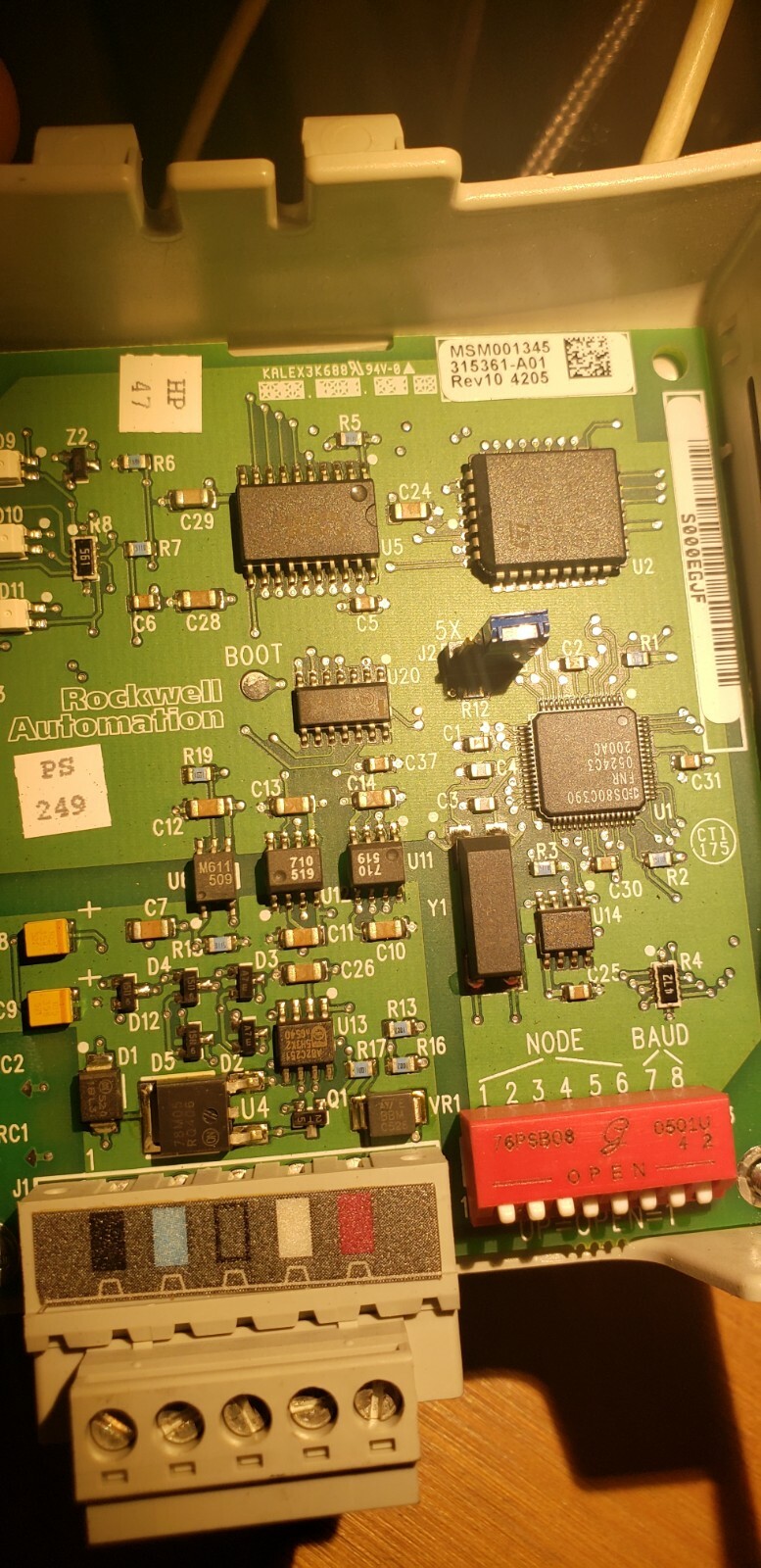 Allen Bradley Rockwell Automation 315361-A01 Communication Board PowerFlex-40