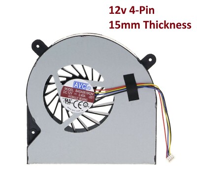 CPU Cooling Fan For ASUS Zen Aio ZN242G ZN242GD ZN242IF DC 12V 15mm 