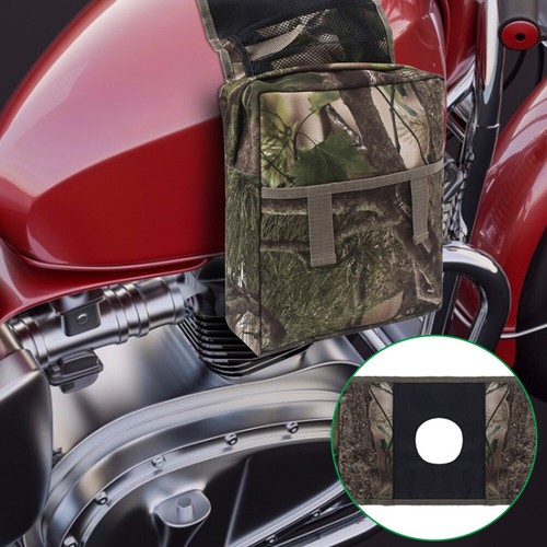Gas Tank SaddleBag Storage Saddle Bottle Bag Camouflage ATV Snowmobile