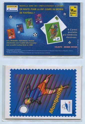 Entier postal 1er jour - coupe du Monde 1998 - Lyon