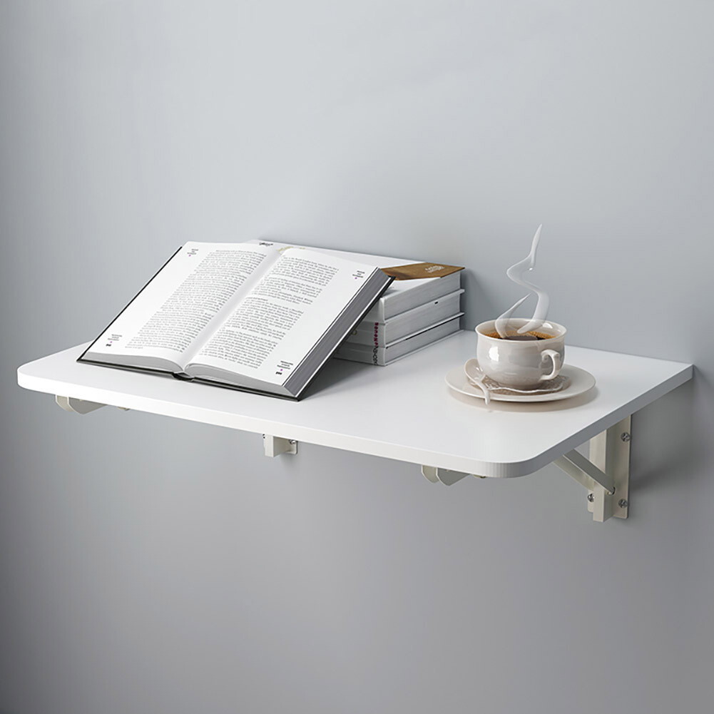 Stainless Steel Folding Wall Desk, Drop Leaf Table for Small Space, Fold Away Table for Kitchen Laundry Office Restaurant Home (Size : 50x40cm(20x16inch)) 29 Wall Mounted Folding Table Desk Kitchen Drop-leaf Dining Table Computer Desk UK