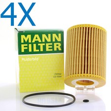 4x MANN-FILTER Ölfilter HU 612/2 X passend für Opel Corsa Meriva Astra Zafira
