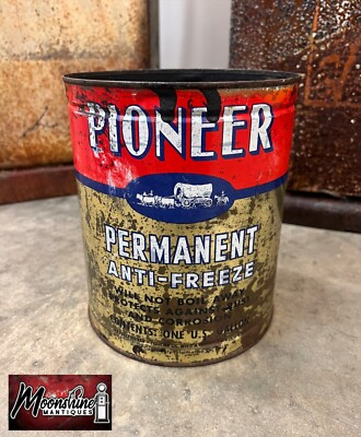 #ad #ad Rare 1950’s PIONEER Anti Freeze Can Gas amp; Oil $85.00