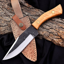 Custom Hand Made High Carbon Steel Fixed Blade Hunting Bowie Knife 2927