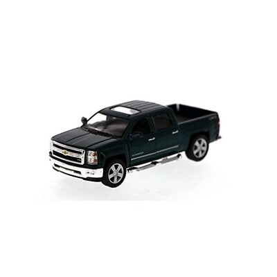 5381D BYKinsmart 5'' 2014 Chevrolet Silverado Truck Diecast Model Toy 1:46  BLACK