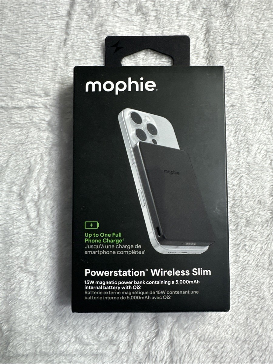 New Mophie PowerStation Wireless 15w Magnetic Power Bank QI-PS-10K