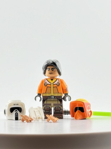 Lego Star Wars Rebels Ezra Bridger Minifigure Personalizzata Engineerio Personalizzata Ezra RARO - Foto 5 di 5