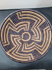VINTAGE Hand Woven Bowl African Bowl Wall Art