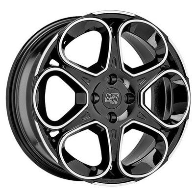 ALUFELGE MSW MSW 83 FUR HONDA FR-V 7,5X18 5X114,3 GLOSS BLACK FULL POLISHED QYR