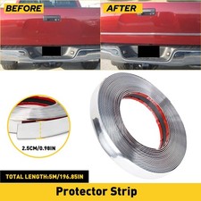 Car Trucks Suv Chrome Body Moulding Trim Strip Door Guard Protector 1inch X 16ft