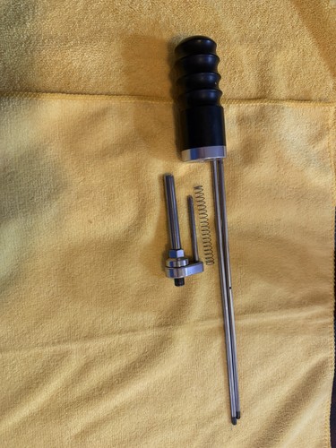 CCM Paintball Pump Kit - Pre 2k  Autococker - NOS Gloss Silver - Delrin Handle