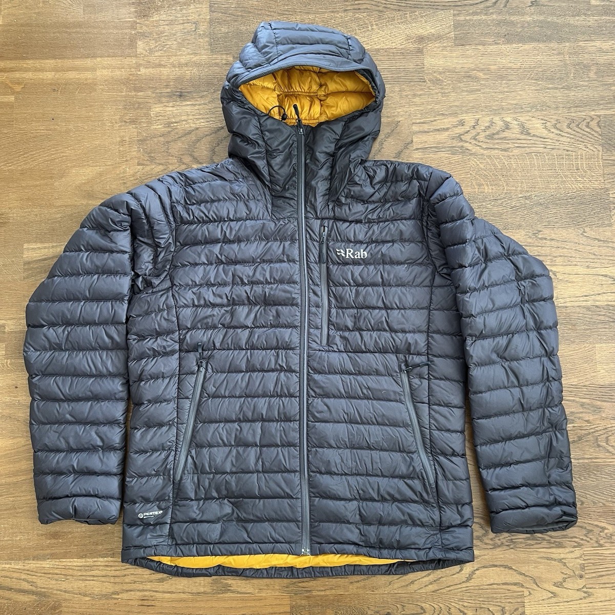 Rab Puffer Jacket Mens Extra Large Blue Microlight Alpine Down