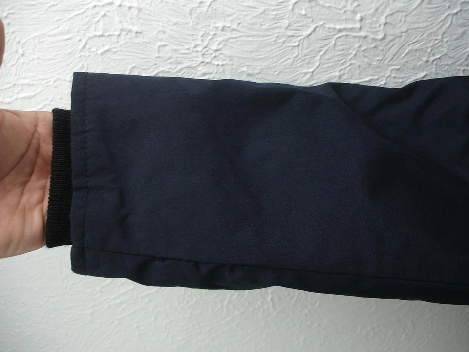 Men's M L 44 Golden Fleece Thinsulate Navy Blue Full-Zip Cruiser Police Jacket - Image 4 of 4