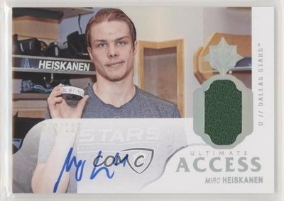 2018 Ultimate Collection Access /125 Miro Heiskanen #UAA-MH Rookie Auto RC 0a6