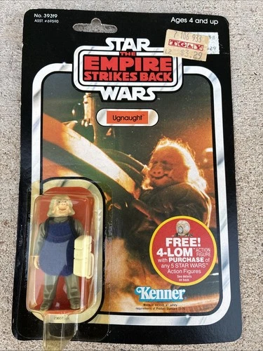 STAR WARS ESB Ugnaught 1982 Vintage Kenner Sealed Card 47B MOC New 4-LOM Offer