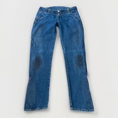 Levi s Engineered Twist Twister Vintage Y2K Jeans Blau Denim Größe 31x32