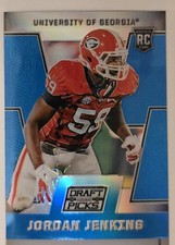 2016 Panini Prizm Draft Picks Football Jordan Jenkins #184 Blue Prizm (RC)