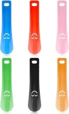 6 Pack Plastic 6.3" Shoe Horn Travel Shoehorns, Plastic Shoehorn...