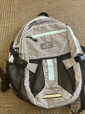 Eddie Bauer Backpack Diaper Bag Bookbag Gray Black Teal Outdoors Hike Travel