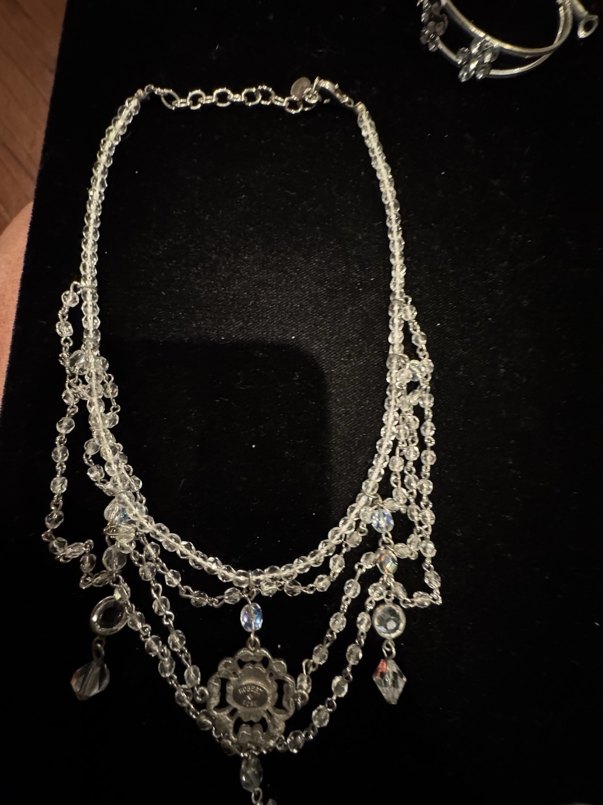 Robert Rose Multi Layer Rhinestone & Faceted Bead… - image 6