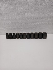 Matco 11pc 12 Metric Shallow Impact 6 Point Socket Set