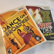New Sealed Dance On Broadway & Country Dance Wii Video Game Lot
