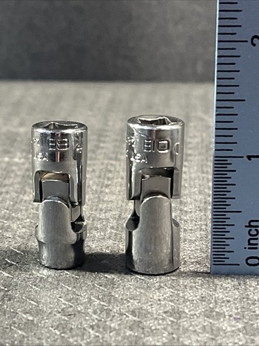 Snap-On Tool 1/4” Drive Torx Universal Swivel Socket TSE80 & TSE100 SET E8 & E10 - Picture 3 of 14