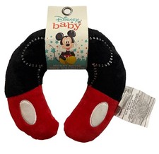 Disney Baby Mickey Mouse Infant Car Seat Headrest Neck Roll Travel Pillow New
