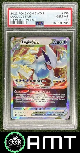 Lugia VSTAR PSA 10 2022 Pokemon Sword & Shield Silver Tempest #139/195 0205
