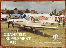 Cranfield Supplement 1989 Popular Flying Association Rare Vintage  Ref00314
