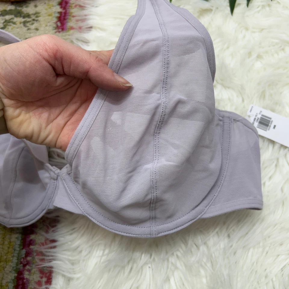 NEW Old Navy Lilac Purple Cute Sexy Sheer Mesh Bra 36B - Image 4 of 4
