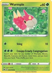 Wurmple 006/196 Lost Origin Reverse Holo Common