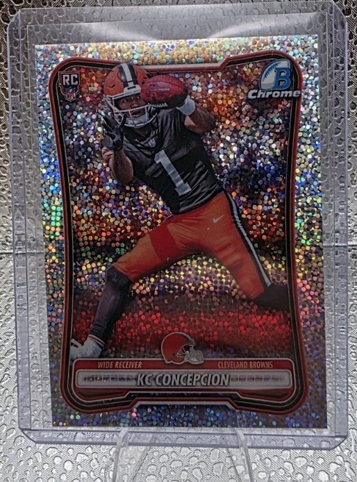 2026 Bowman Chrome Speckle Refractor RC #BCV-131 KC Concepcion Browns Rookie