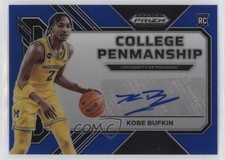 2023 Panini Prizm Draft Picks College Penmanship Blue /125 Kobe Bufkin Auto 5ub