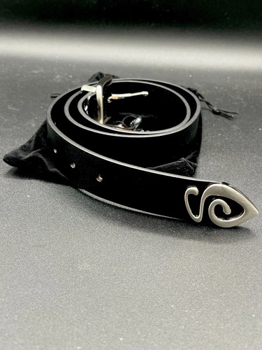 BRAND NEW Stussy Metal S Tip Belt 'Black (135191 BLAC) *SHIPS ASAP*