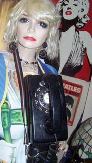 VTG 1970s Wall Mount Black Rotary Dial Telephone Western Electric Bell System