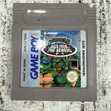 Teenage Mutant Ninja Turtles II 2 Back from the Sewers (Nintendo GameBoy, 1991) 