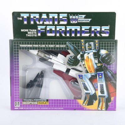 Transformers G1 Ramjet Decepticon Warrior Action Figure Toys Reissue New In Box