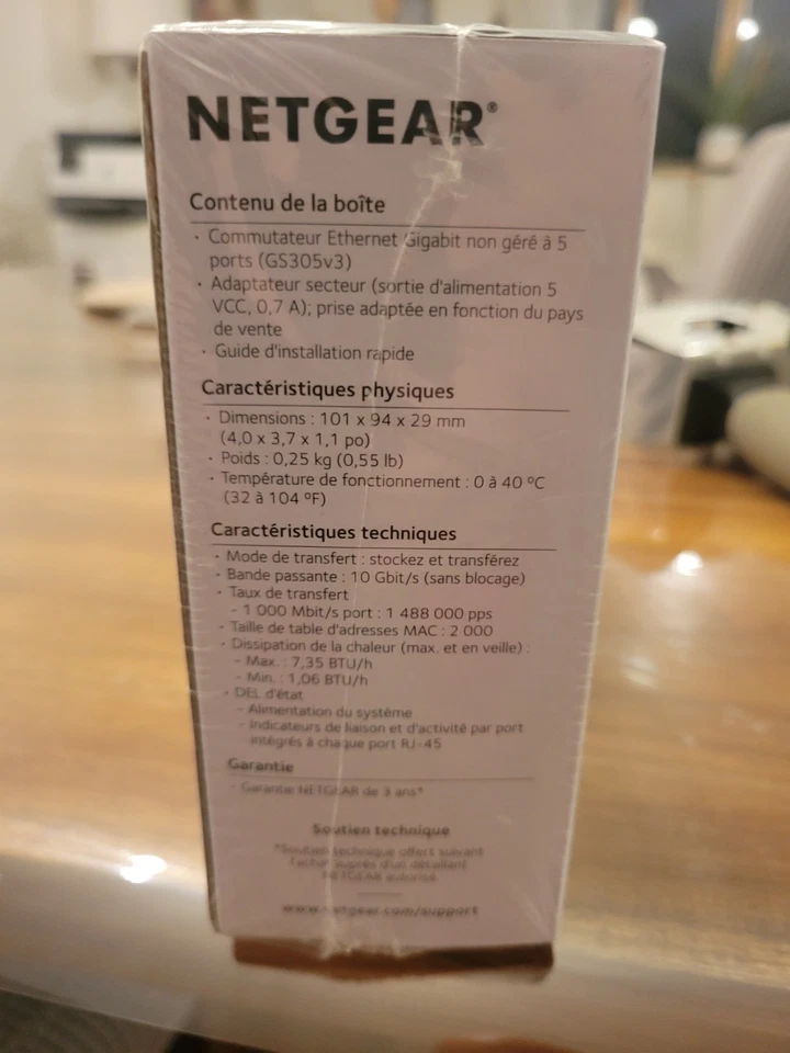 NETGEAR GS305 5-port Gigabit Ethernet Unmanaged Switch (GS305) - Image 4 of 4