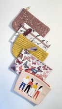 IPSY Bag Mix of 5, Butterfly, Women, Marble, Astrology, 7”x5” Rose,Gold,White