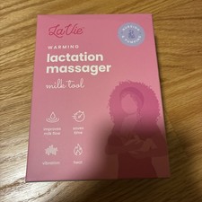 Warming Lactation Massager 3-in-1 Adjustable Heat  Vibration for Breastfeedi