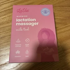 Warming Lactation Massager 3-in-1 Adjustable Heat + Vibration for Breastfeedi