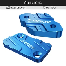 CNC Front Rear Brake Reservoir Cover Cap For Yamaha YZ WR 250F 450F 2017-2023