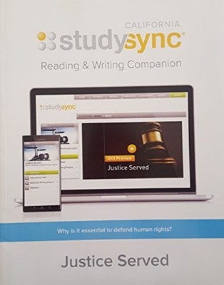 Study Sync, Reading and Writing Companion, Grade 7, Uni -  NEW unknown author