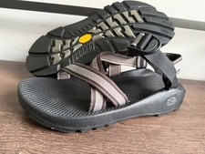 Men Chaco Z1 Split Gray Black Strappy Hiking Water Vibram Soles Sandals sz 11